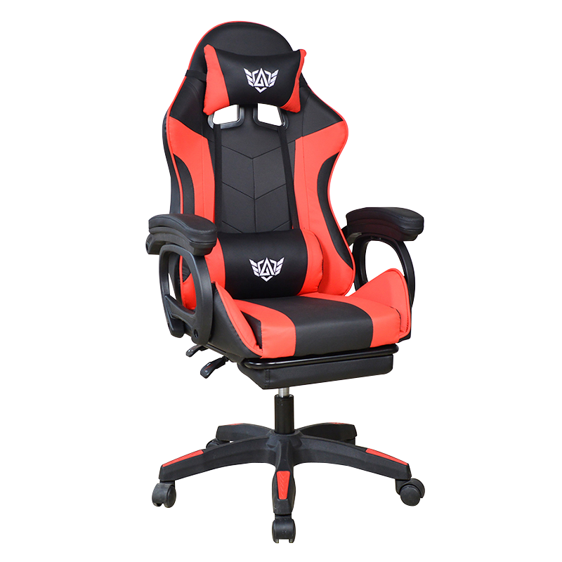 Кресло для геймера с подлокотниками и подставкой для ног (Y-2309)