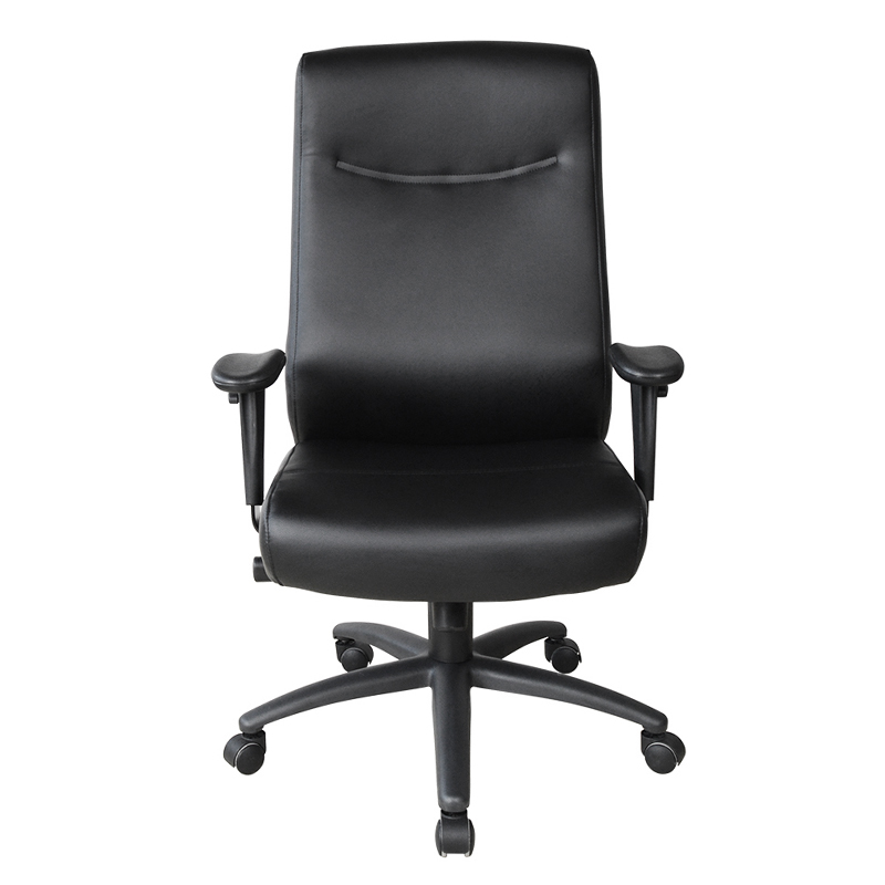 Стул для руководителя с регулируемым подлокотником из искусственной кожи с высокой спинкой (Y-2821)