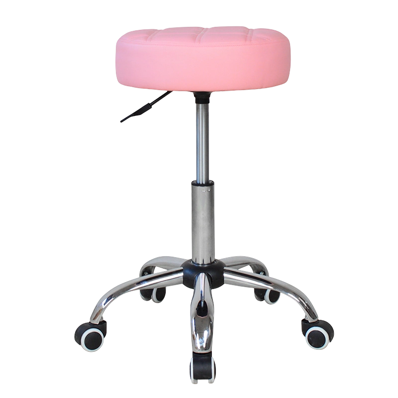 Поворотные простые кожаные круглые стулья для салона (GY-1007)