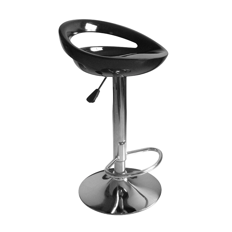 Черный АБС-пластик с низкой спинкой и поворотным подъемным барным стулом (GY-914)